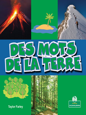 cover image of Des mots de la terre (Earth Words)